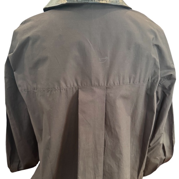 NWT Grey Lab Los Angeles, PU Collared Oversized Shirt - Picture 2 of 7